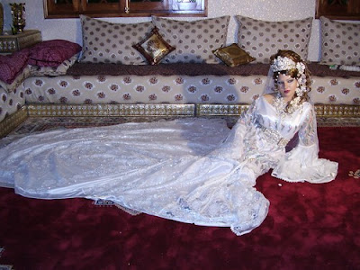 سحر التكشيطة المغربية  بيضاء للعروس3
